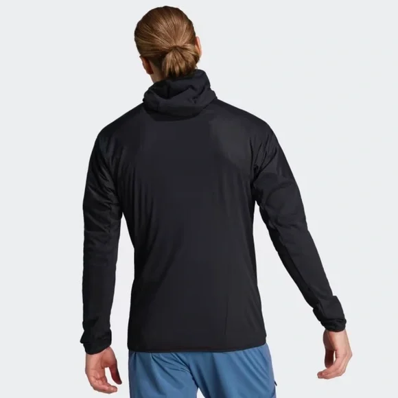 TECHROCK ULTRALIGHT 1/2-ZIP HOODED FLEECE JACKETSIZE M